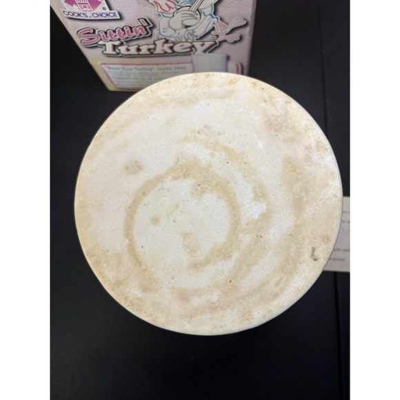 Cooks Choice  Sittin' Chicken  Ceramic  Steamer Original Box Beer Can Turkey - Picture 11 of 12